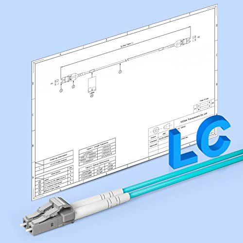 Vlaknaste patch kabel - LC do LC OM3 10GB / Gigabit Multi-mode Jumper Duplex 50 / 125μm LSZH optički kabl