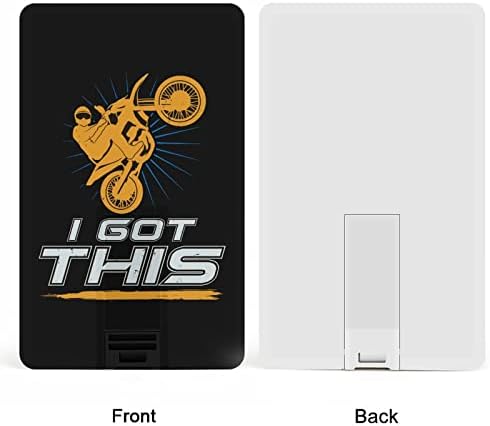 Motocross Dirt Bike Imam kreditnu bankovnu karticu USB Flash diskovi Prijenosni memorijski stick