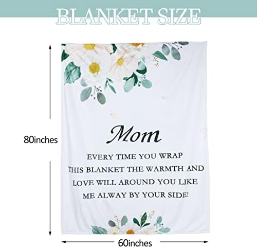 Američki trendovi Pokloni za mamu, poklon bacaju pokrivače rođendanski pokloni za mamu od kćeri ili sina, volim te mama pokrivač