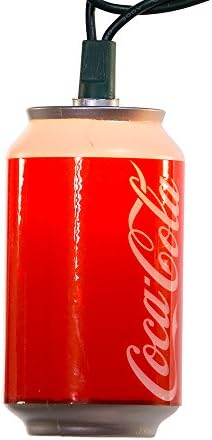 Kurt Adler CC0748 Coca-Cola set za limenke, 10 svjetlo