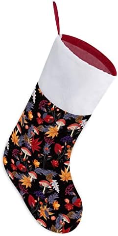 Gljive Personalizirani božićni čarapa Početna Xmas Tree Kamin Viseći ukrasi