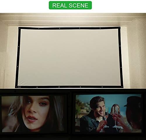 Zyzmh 16: 9 HD sklopivi 120-inčni projektni ekran za projekte PVC za ekranu od tkanine za obrazovne