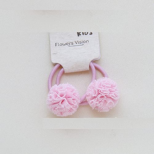 Hot & amp; Sattion 20kom Baby Toddler Flower Pom Ball vezice za kosu za djevojčice, male vezice