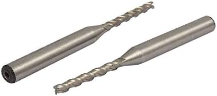 X-DREE 3mmx6mm HSS-Al Spiralni žljeb 3-flauta Slot bušilica za prorezivanje krajnjih mlinova rezači