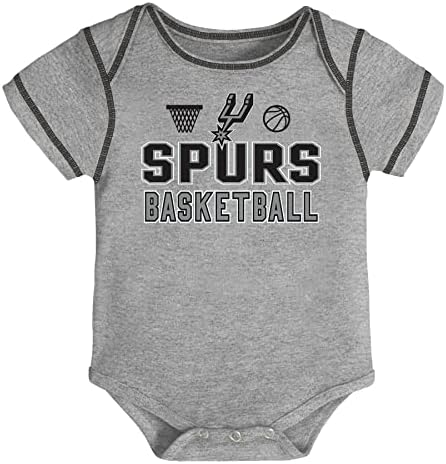 Outerstuff NBA novorođenčad / novorođenčad San Antonio Spurs 3 Paket Onesie