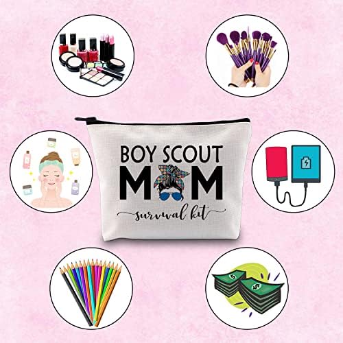 TSOTMO Scout mama poklon Boy Scout mama zahvalnost Survival Kit Boy Scouting Zipper torbica torba