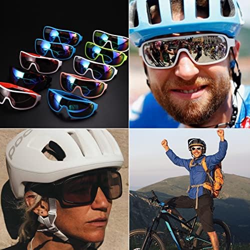 Unisex gumeni okvir protiv magle sa višebojnim sočivima sportske naočare za sunce za vožnju svestrane