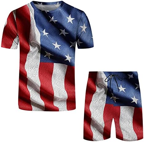 Ljetni muškarci T majice Muška povremena sportska ljetna nezavisnost Dnevna zastava za zastavu