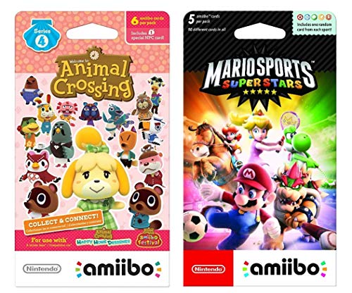 Nintendo kartice za prelazak životinja serije 4 i Mario Sports Superstars Amiibo - Bundle - Nintendo