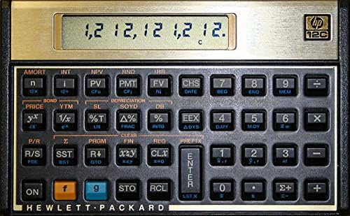 Kalkulator za financijski kalkulator HP 12C