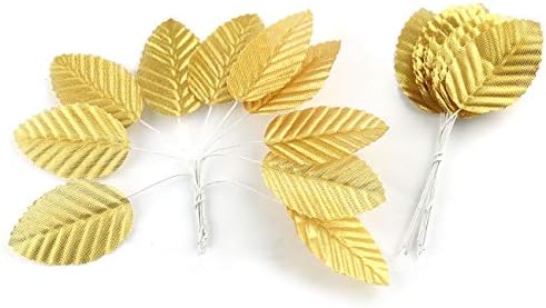 E-izvanredno svileni list 200pcs Zlatni umjetni listovi DIY Corsage Boutonniere pribor za DIY Vjenčanje