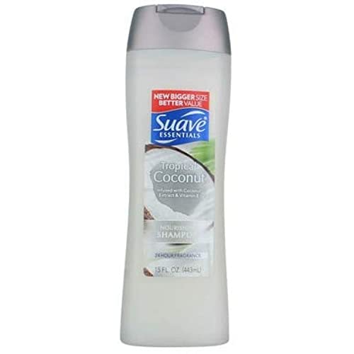 Suave Essentials hranjivi šampon, Tropski kokos, 15 fl oz