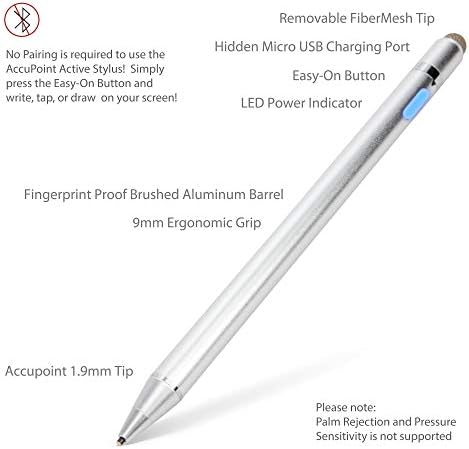 Boxwave Stylus olovka za POCO M3 - AccuPoint Active Stylus, Elektronski stylus sa ultra finim vrhom za POCO