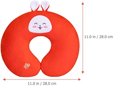 Abaodam Kids Putovsko jastuk za zečje jastuk za vrat u obliku životinje u obliku djece jastuk jastuk za bradu