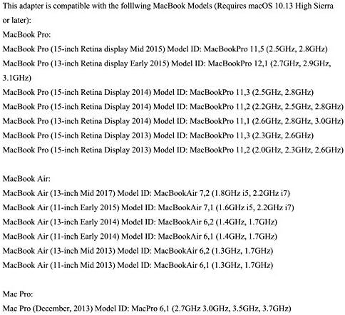 M. 2 NVME MacBook SSD konvertit Adapter za nadograđeni MacBook Air Pro Retina Mid 2013-2017, AHCI SSD