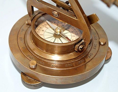 A s rukotvorine Antique Vintage Mesing theodolit alidade teleskopski instrument za podešavanje