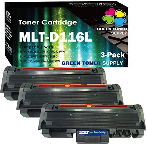 Zeleni toner kompatibilan zamjenski MLTD116L MLT-D116L toner kaseta MLT D116L 116L 116 [3-pakovanje