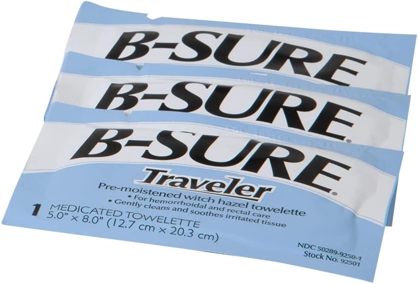 B-Sure Traveler Hamamelis Towelette