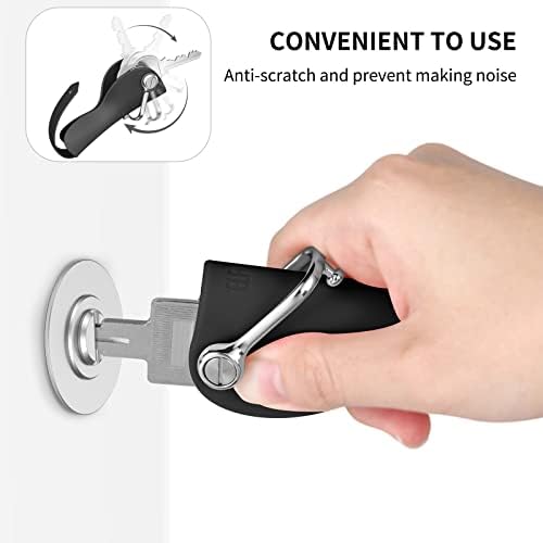 Elfrhino silikonski ključ Organizator 1 paket, kompaktni držač za ključeve, lagani, minimalistički dizajn,