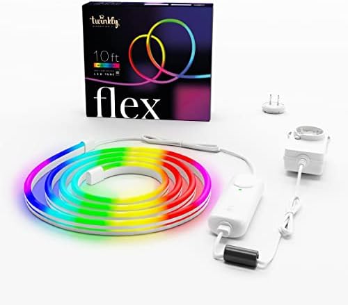 Twinkly Flex-App kontrolisana fleksibilna svetlosna cijev sa RGB LED diodama. 10 stopa. Bijela