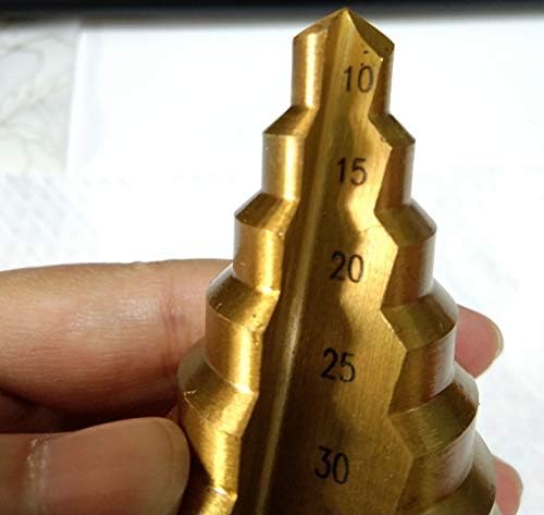 Dtacke Metric 10mm-45mm / 0,39 -1.77 Trokut okrugli ručke korak bušilica za bušenje titanijum obložena pagoda