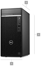 Dell Optiplex 7000 7000 MT mini kula Desktop | Core i7-1TB SSD + 1TB SSD - 16GB RAM - RX 640