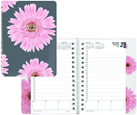 Brownline 2023 ružičasti bitan dnevnik / mjesečni planer, knjiga sastanka, 12 mjeseci, januar
