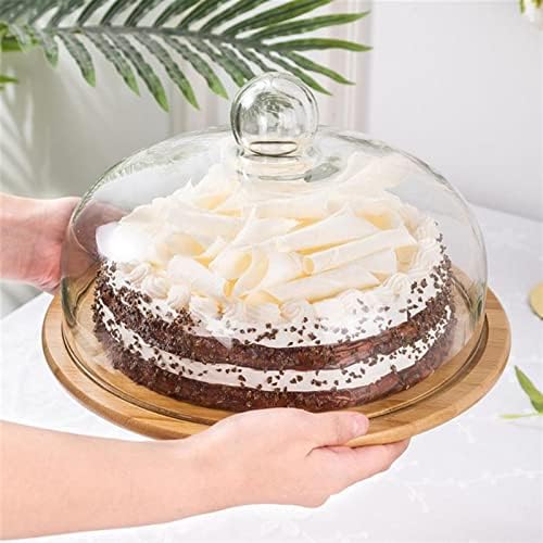 Posude za posluživanje stalak za ploče za torte sa kupolom poklopac poklopca za desert poklopac stakleni