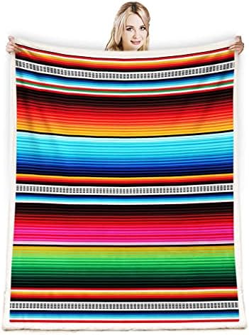 Juirnost Meksički pokrivač Cinco de mayo pokrivač meksički ćebad i bacanje fiesta pokrivač za