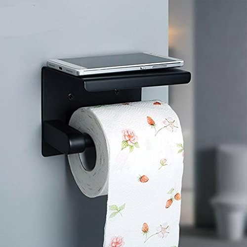 SMLJLQ držač toaletnog papira od nerđajućeg čelika oprema za kupatilo hardver za kupatilo polica