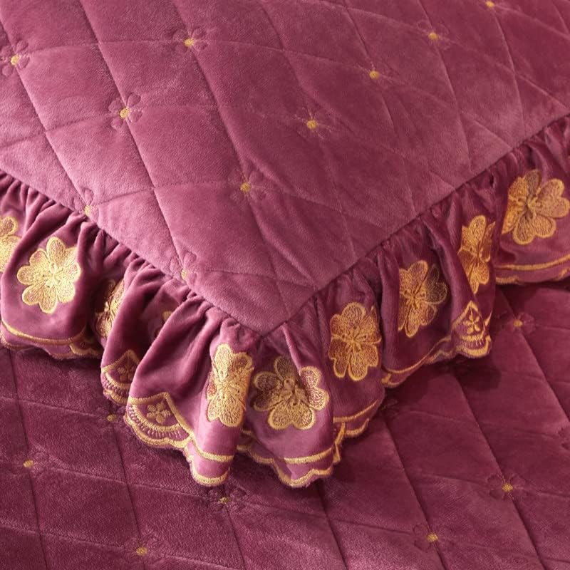 SDFGH baršun jastučni jastučni jastuci za krevet 2pcs set za spavanje pravokutnik kućnog dekor jastuka navlake