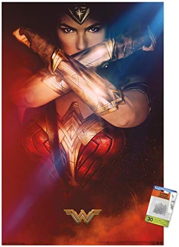 DC Comics Movie - Wonder Woman - Narukvice Jedan zidni poster s push igle