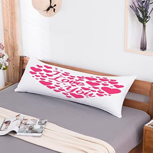 Jastučnica za tijelo ružičastog boca za valentinovo jastuk zimski odmor svirsko jastuk za sviblu jastuk karoserija