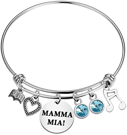FAADBUK Mamma muzička narukvica Mamma Fans poklon Mamma muzičko pozorište nakit muzički fanovi