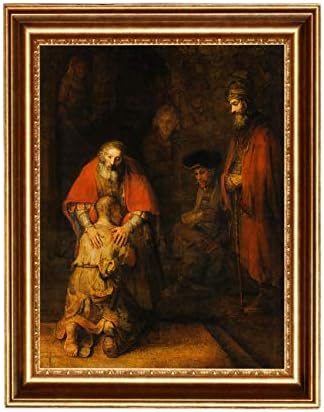 Eliteart-povratak izgubljenog sina Rembrandta reprodukcija uljane slike Giclee zidni umjetnički platneni