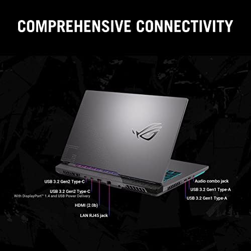 ASUS ROG Strix G15 Gaming Laptop, 15.6 300HZ IPS FHD ekran, NVIDIA GeForce RTX 3050, AMD Ryzen 7 6800H,