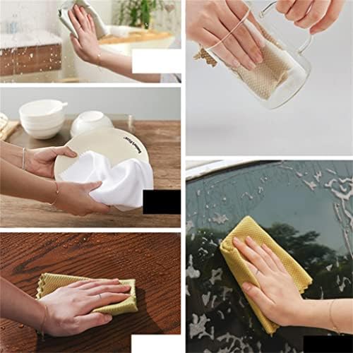 MJWDP 5pcs kuhinjski mljeveni ručnik čišćenja peškira za pranje ručnika 25x25cm