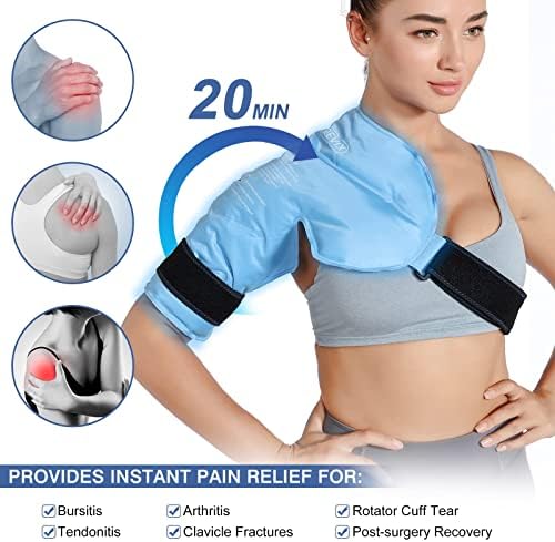 REVIX paket leda za ramena za ozljede Gel za višekratnu upotrebu i XL Paket leda za ramena za Rotatornu