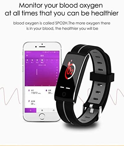 SDFGH Fitness Tracker, Tracker aktivnosti Pametni sat narukvica Vodootporna narukvica sa srčanom brzinom krvnog