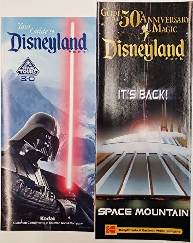 Disneyland Park Set od 8 turističkih vodiča sa električnom paradom za 50. godišnjicu Darth Vadera Big