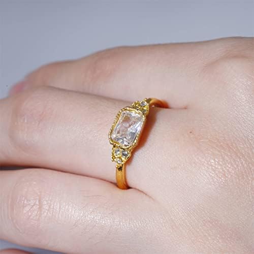 Prstenovi za vjenčanje i angažovanje Angažirani nakit Modni kamen cirkon za žene Ring Ring Bright