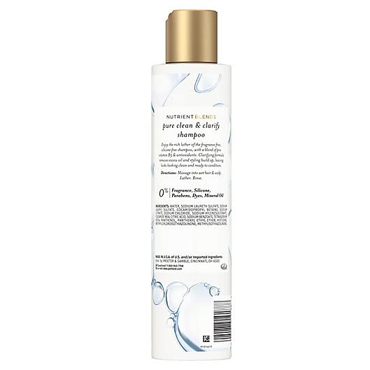 Pantene Pro - V nutrijenata mješavine Pure Clean & amp; razjasniti šampon, silikon i bez mirisa, 9.6 fl oz