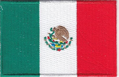 Meksiko zastava glačalo na patch 3 meksički