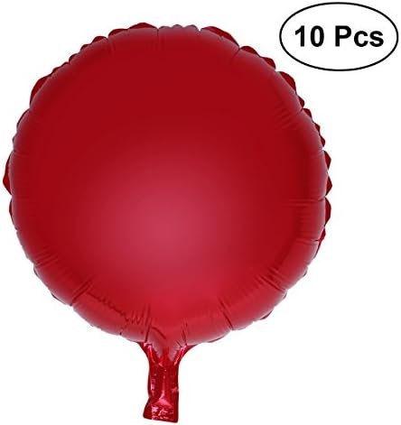 Nuolux 10pcs Šarene okrugle folije balone za zabavu Mylar baloni za ukidanje vjenčanja, 18