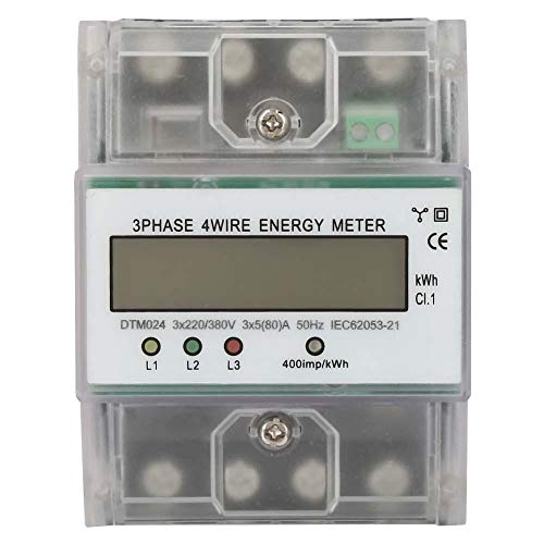 3p 4p kWh mjerač mjerača 220 / 380V 5-80A digitalni električni mjerač električne energije Monitor