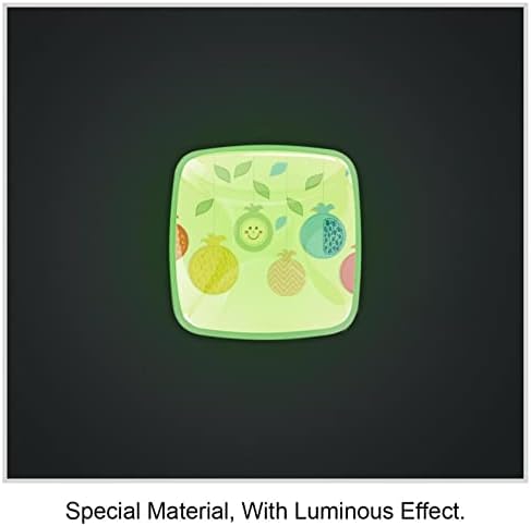 Adamion 4 paketa ploča crtani voćni fluoresce ručice ormariće hardver Čvrsta kuhinja ukrasni gumbe za ormare