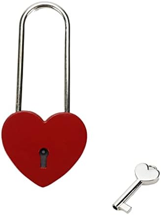 Utalind 2 kom. Metalne brave u obliku srca sa ljubavnim srčanim ključevima za ljubitelje godišnjice