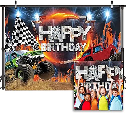 Yorida kamion tematska pozadina za dječake za rođendan, grob kopač potrepštine za rođendanske zabave dječak kamion