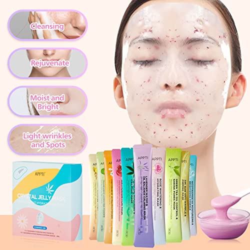 APPTI Peel Off Jelly maska u prahu, hidratantna Hydrojelly maska za lice, Home DIY Spa maska za njegu kože