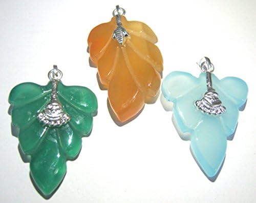 Crystalmiracle tri oniksa privjesci za listove kristalno liječenje moda Wicca nakit poklon pozitivna